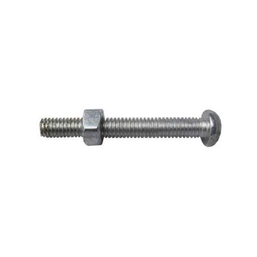 2BA x 2" Screws and Nuts (100 prs) - Slotted Roundhead for 7 pin sockets