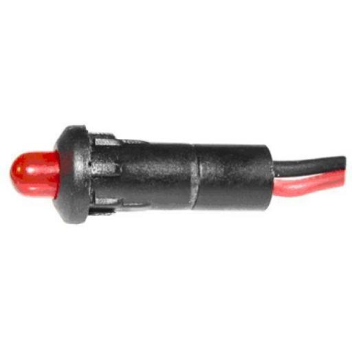 Flashing L.E.D Indicator- Car Auto Dashboard Dash Boat Van 12V Electric wiring Cable wire