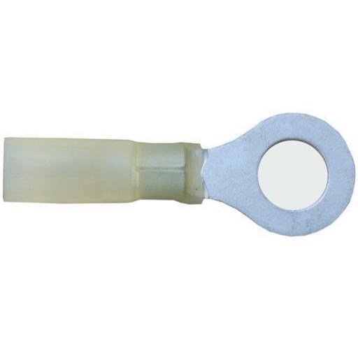 Yellow Heatshrink Ring 8.4mm (25)  - Heatshrink Wiring Terminals Crimp 3:1 Adhesive Lined  Heat Shrink Waterproof