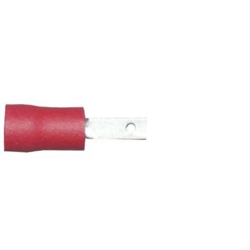 Red Tab (male) 2.8mm(crimps terminals)  - Red Car Auto Van Wiring Crimp Electrical Crimping Spades Connectors - Auto Electric Cable Wire