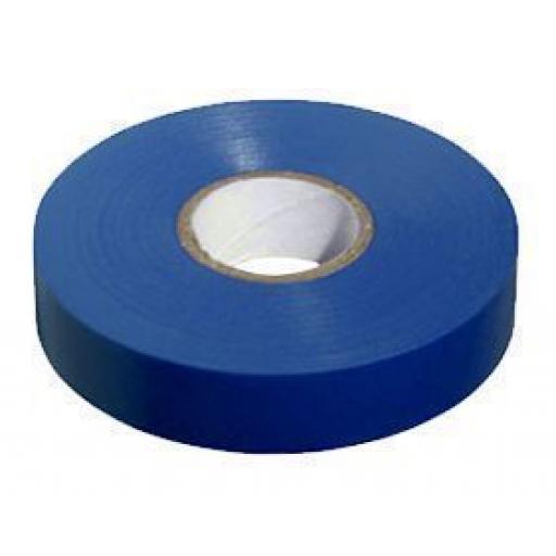 PVC insulation Tape BS3924 Blue 19mm X 20m - Wide Electrical Insulating Flame Retardant Cable Repair Electric Wiring Colour 