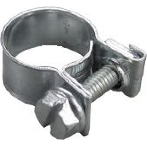 Mini Hose Clips 11-13mm (50) - Petrol Diesel Hose Pipe Tube Clamp Clips Water  Air line Fuel 
