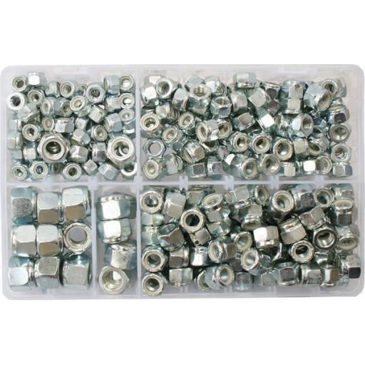 Assorted Nylon Insert Nuts (1/4 - 1/2" UNF) (325) used with Nuts and Flat Washers 8.8 High Tensile Fasteners Bolts Set Screws Metric