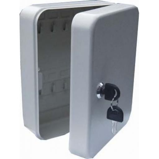 Lockable Key Cabinet (20 hooks)  Lockable Metal Key Wall Locker / Storage / Holder with 20 Hooks