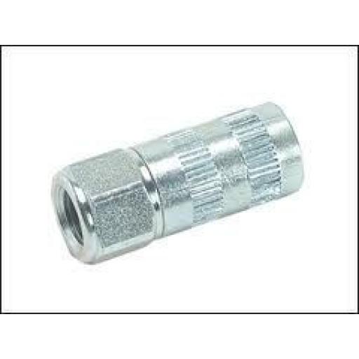 Hydraulic Grease Connectors 1/8 BSP (5) Grease gun end connector - hydraulic coupler 1/8 bsp