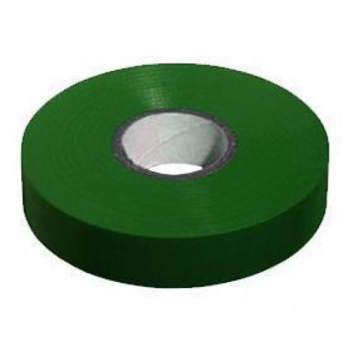 PVC insulation Tape BS3924 Green 19mm X 20m - Wide Electrical Insulating Flame Retardant Cable Repair Electric Wiring Colour 