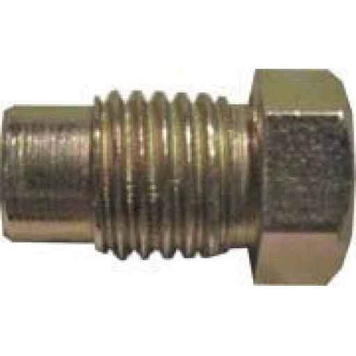 Copper Brake Pipe Nuts 10mm x 1.25 full thread male (50) - Car auto connectors Nuts Unions 
