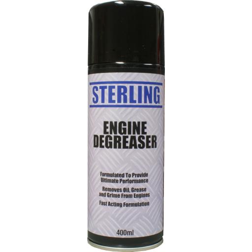 Sterling Engine Degreaser - Aerosol/Spray (400ml) -  Removes oil, grease and grime from engines