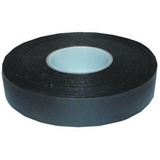 PVC Tape Non Adhesive Black 19mm x 40m - Electrical Insulating Flame Retardant Cable Repair Electric Wiring Loom Harness