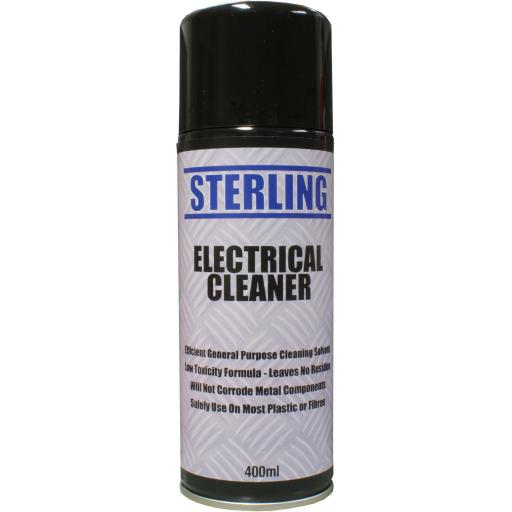 Sterling Electrical Cleaner Aerosol/Spray (400ml) - Contact Cleaner Switch Clean Aerosol Spray Can Dirt Remover 