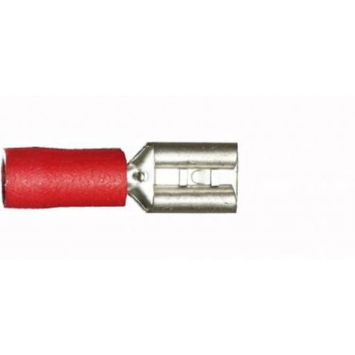 Red Tab (male) 4.8mm(crimps terminals)  - Red Car Auto Van Wiring Crimp Electrical Crimping Spades Connectors - Auto Electric Cable Wire
