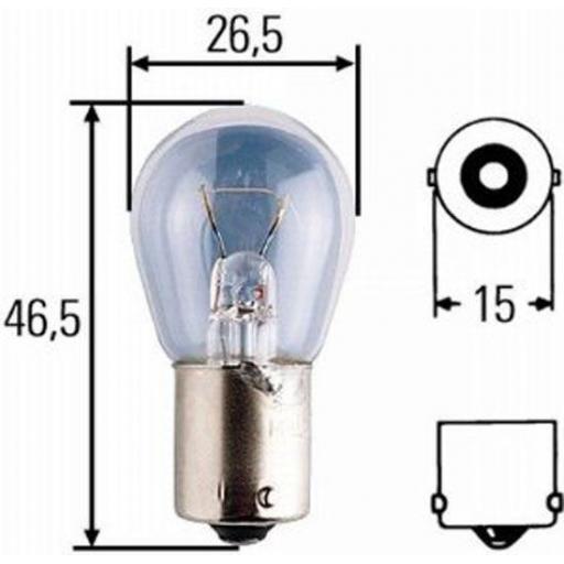 EB241 Bulbs Stop/Flasher 24v-21w SCC BA15S - Commercial Truck Lorry HGV Trailer Light Bulb