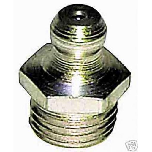Grease Nipples 1/8 BSP Straight (50)  - Hydraulic Grease Nipple Steel Zinc Plated Lubrication Fitting Lube Oil Fittings Connectors 