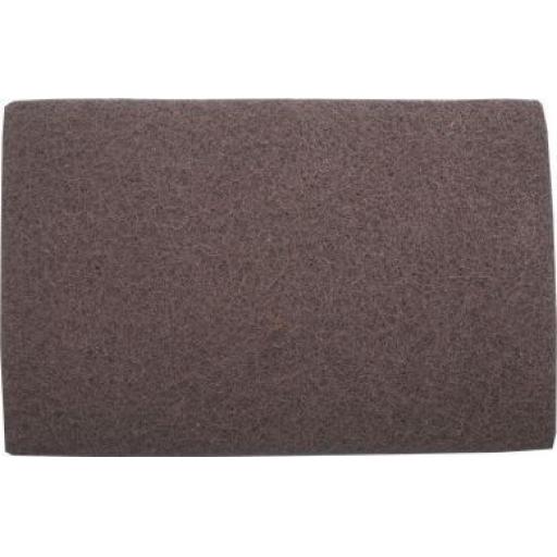 Hand Pads (Grey) - Fine (10) - Flexible Non Woven Scrubbing Scouring Finishing Cleaning Abrasive Hand Pads 